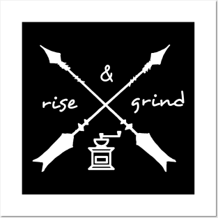 rise & grind Posters and Art